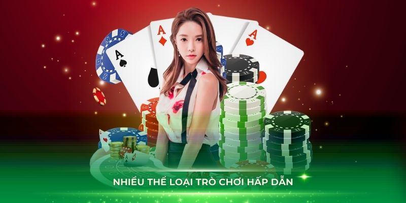 Nhiều thể loại trò chơi hấp dẫn trong chuyên mục casino 8KBET